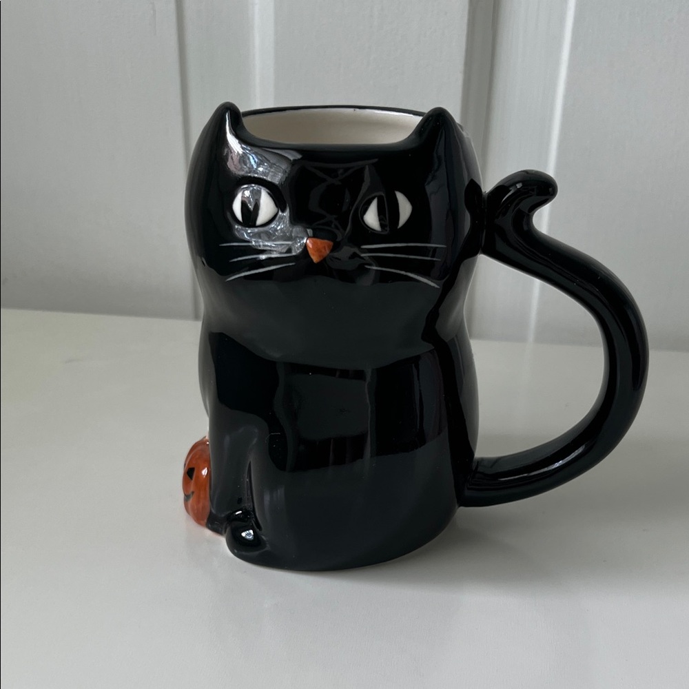 NWT Target Halloween Stoneware Figural 14.1oz Mug 'Cat' - Hyde & EEK! Boutique